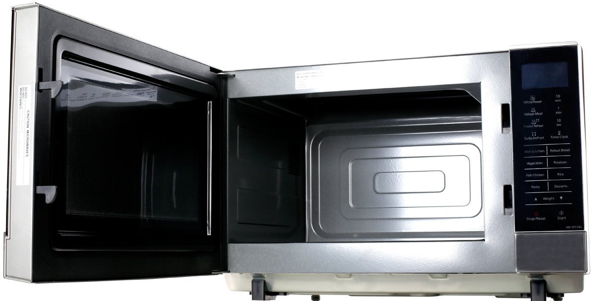  Panasonic 27L Inverter FlatBed Microwave Oven 1000W NN-SF574S Illustration 