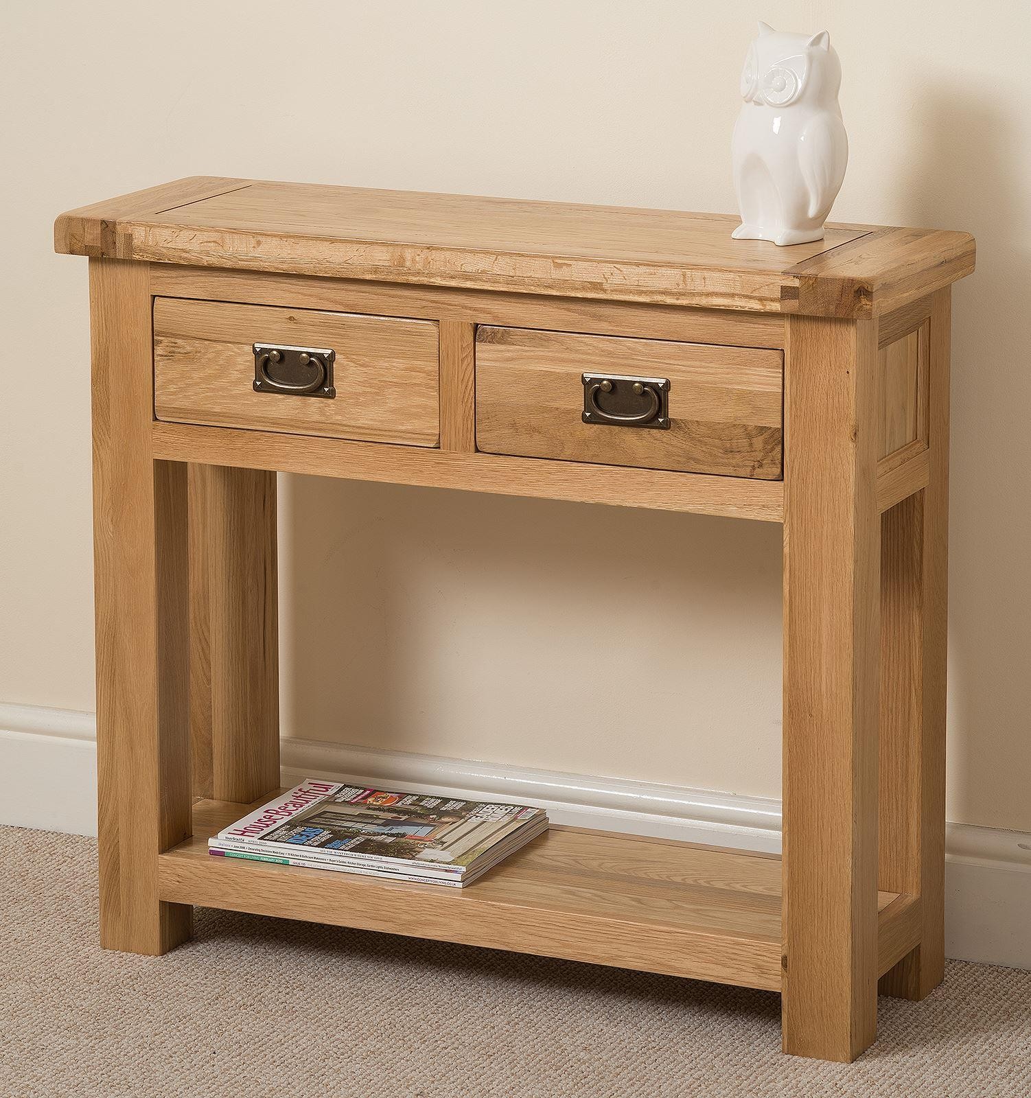 Console Tables Oak Furniture Land at Lara Bunton blog