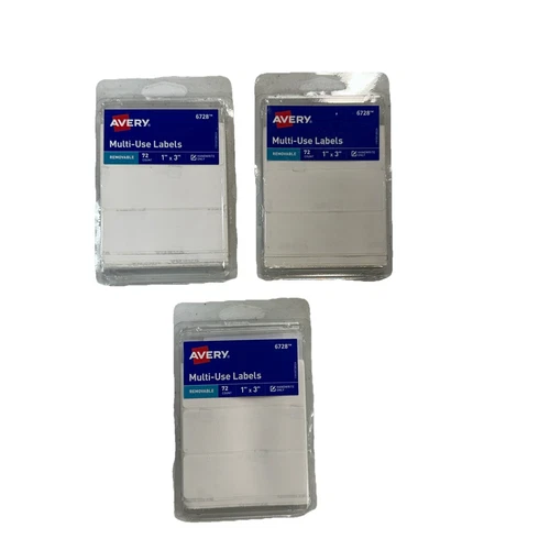 1x3 Labels