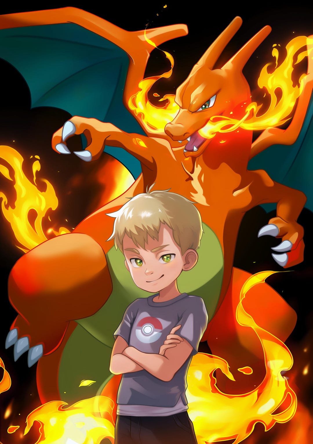  Custom Pokémon Art Commission Portrait, Personalized, Cute, Cool, Anime Bildidee 