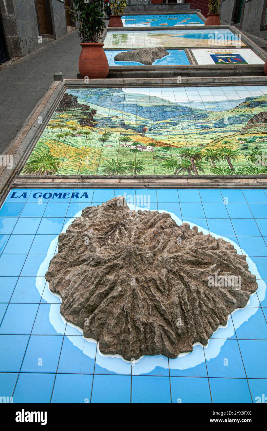 Map of the canary islands hi-res stock photography and images - Alamy
