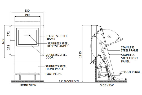 Refuse Chute Hoppers - Prefab Technology 3 Pte Ltd