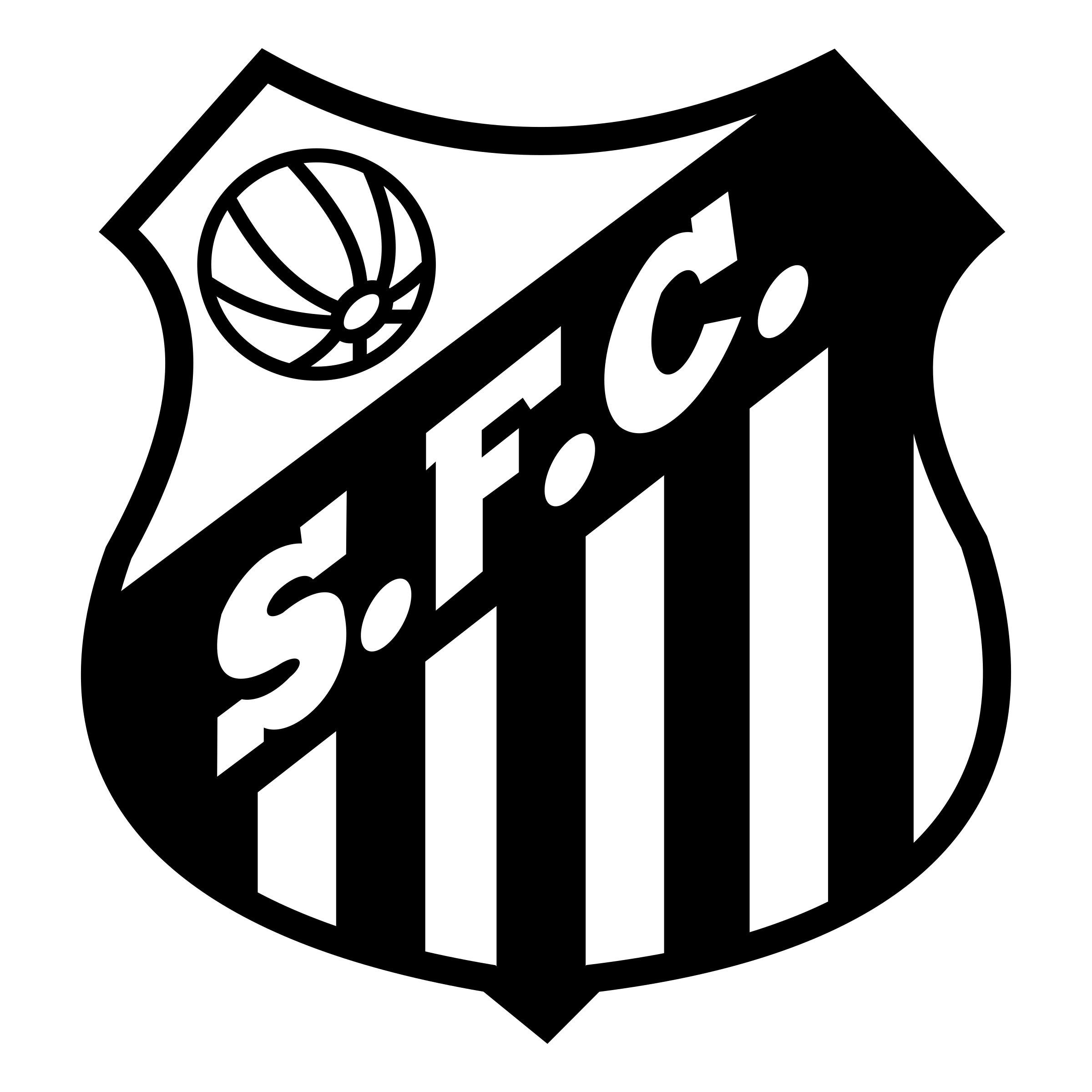 Santos Futebol Clube de Sao Borja RS Logo PNG Transparent & SVG Vector