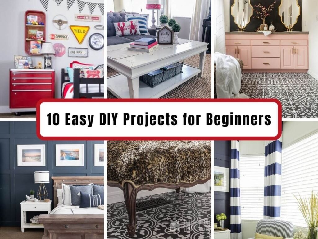  10 Easy DIY Projects For Beginners Illustration 
