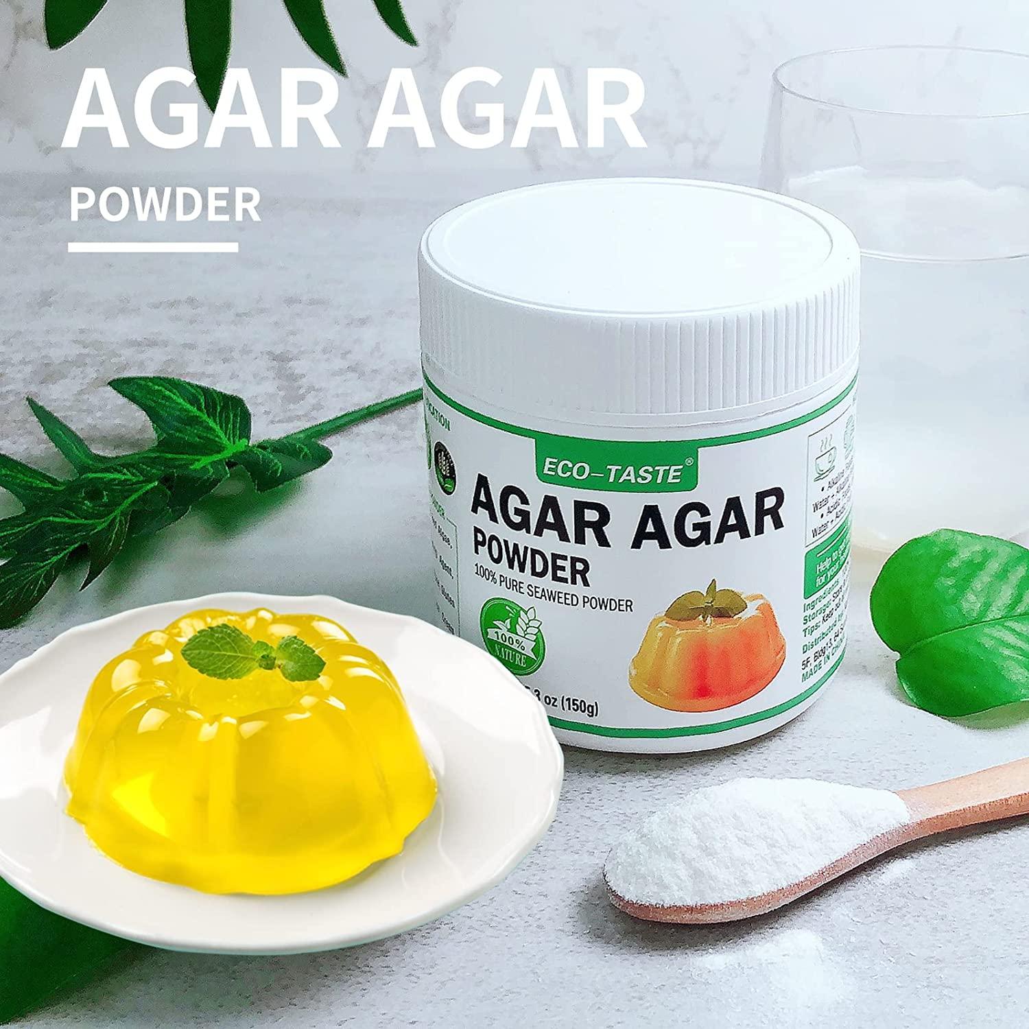 Agar Agar Powder 5.3 oz (150g) - 100% Natural Seaweed - 5.3 Ounce Pack