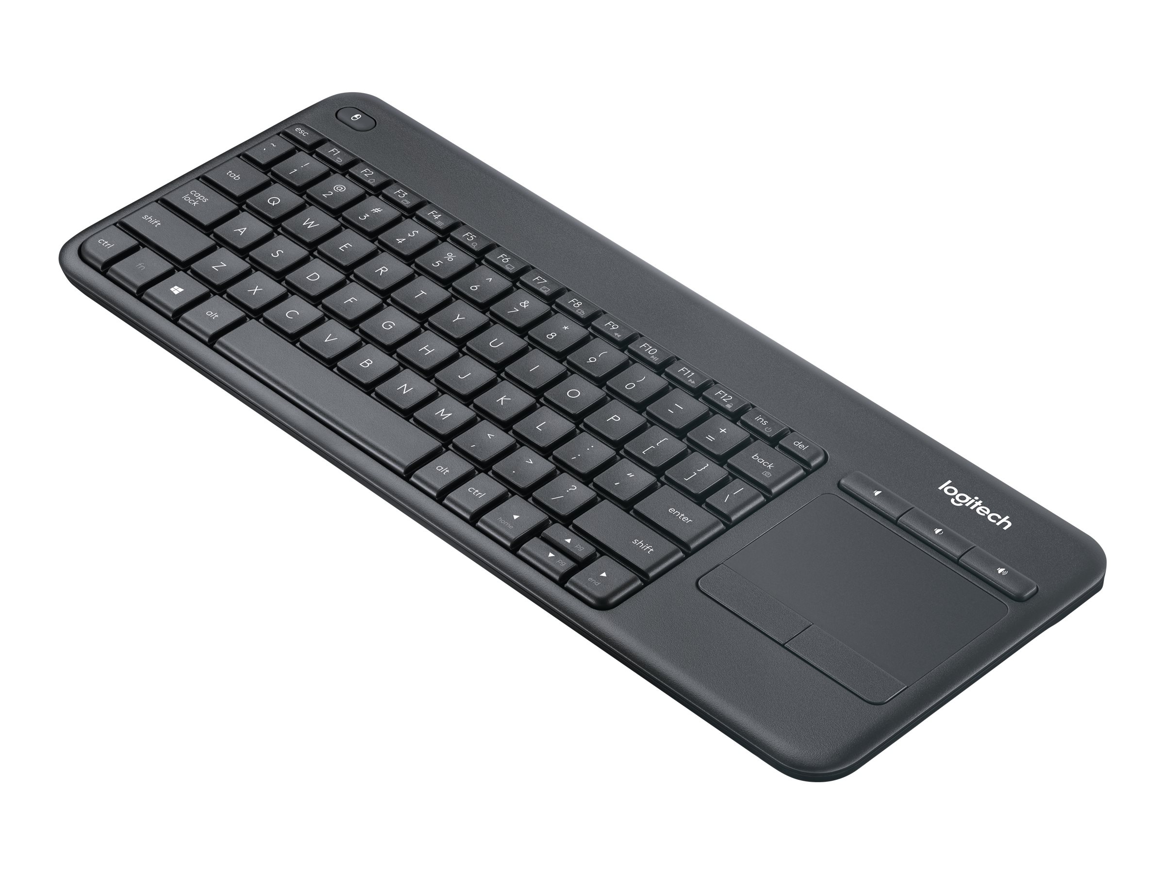Buy Logitech Wireless Touch Keyboard K400 Plus, keyboard, black Input