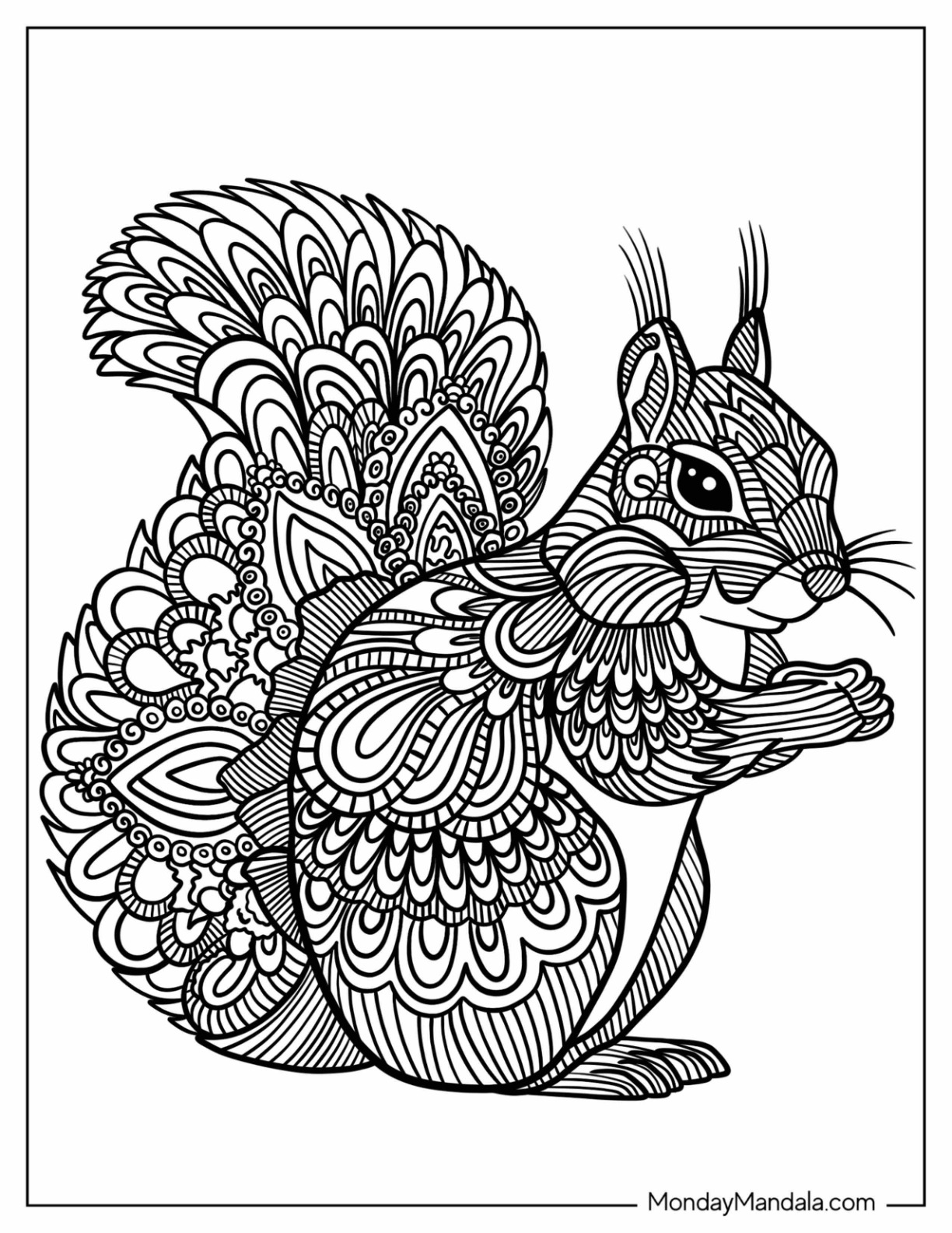  Animal Mandalas Coloring Pages - Free Printable Coloring Pages 
