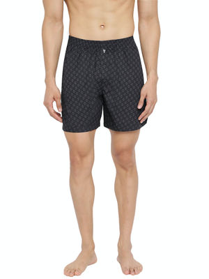 Buy Van Heusen Innerwear Men Allover Print & Side Pocket Boxer Shorts