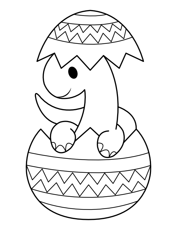  Dinosaur Eggs Coloring Pages [2025] Motiv 