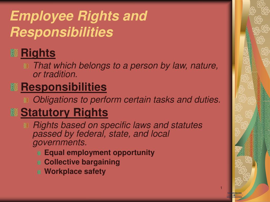 Employees Legal Responsibilities In The Workplace – OAXR