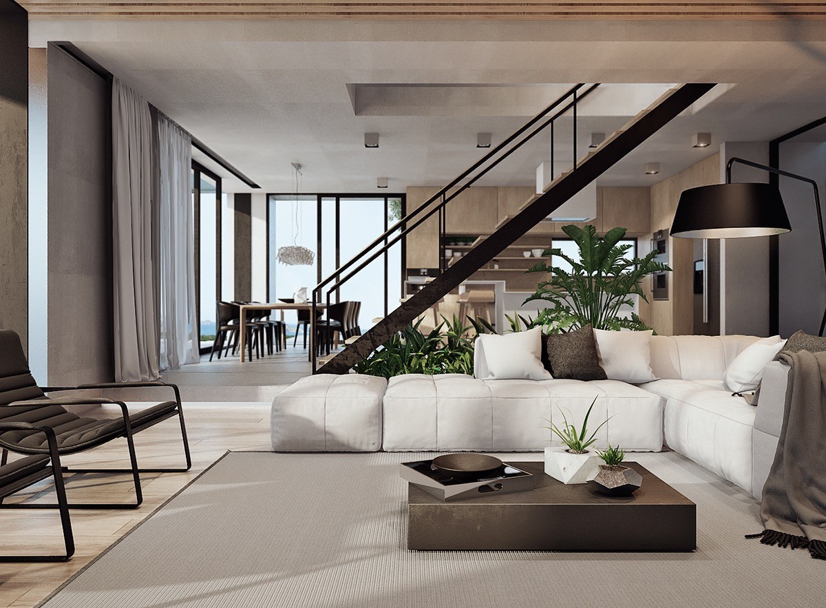  Modern Home Interior Design Illustration 